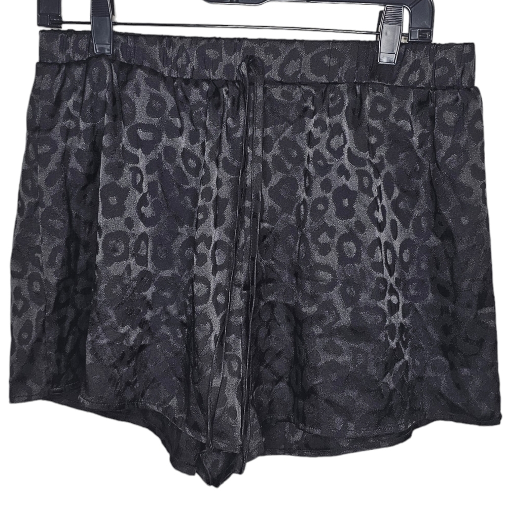 Shein Curve Leoperd Print Sleep Shorts Size 1X linerless